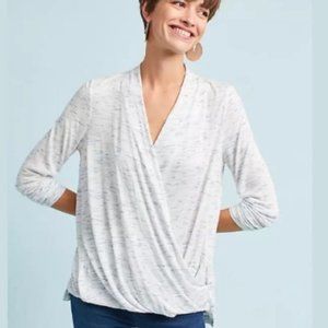 Anthropologie Akemi + Kim Spacedye Wrap Top